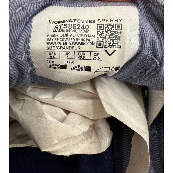 Womens Sperry Top Sider Crest Vibe Slip On Canvas Shoe Mini Plaid Size 9.5 - Picture 10 of 12